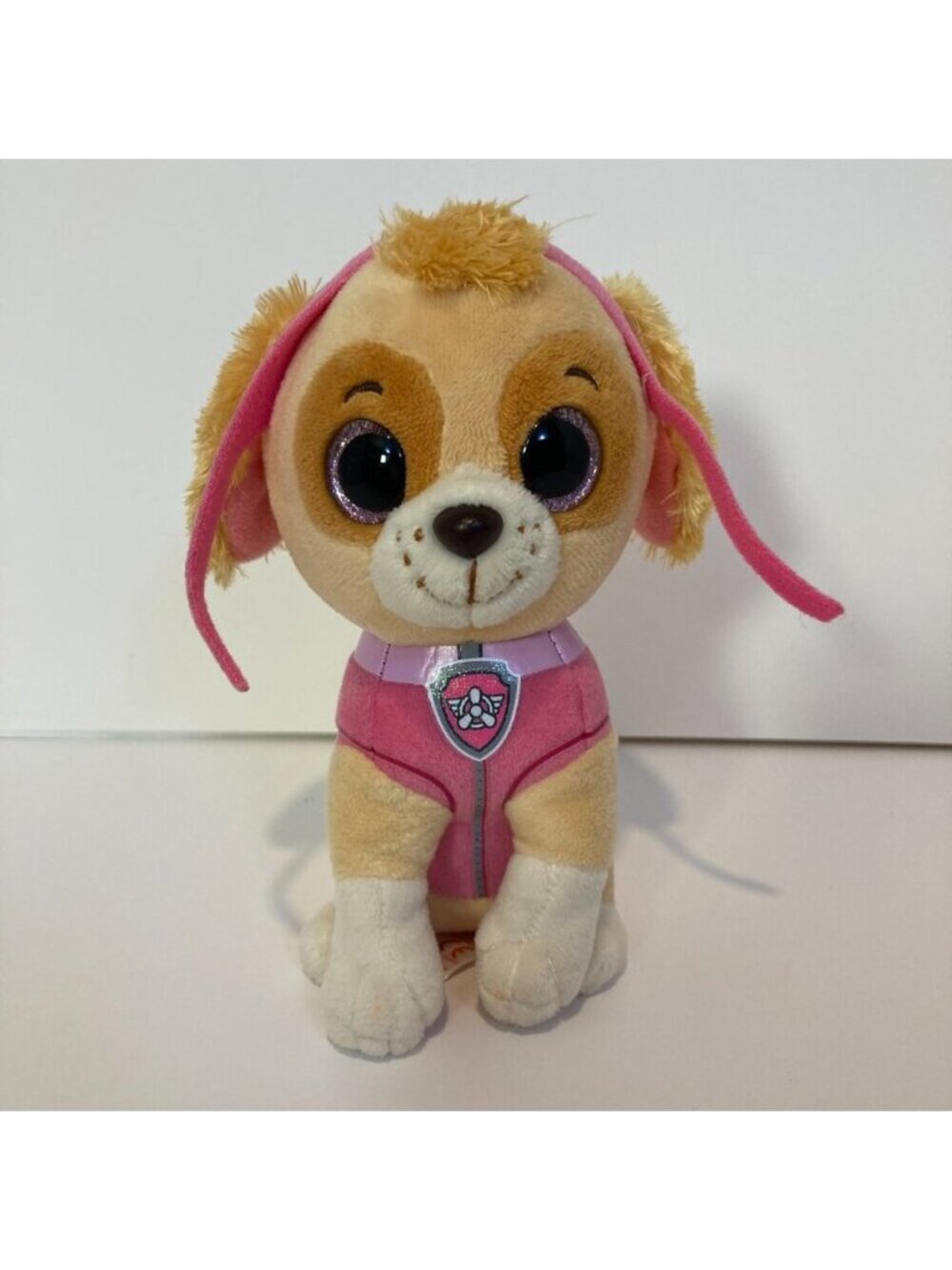 5/$35 Ty Beanie Boos Skye Paw Patrol Dog 6" Stuffed Plush Toy 2017 Pink Eyes